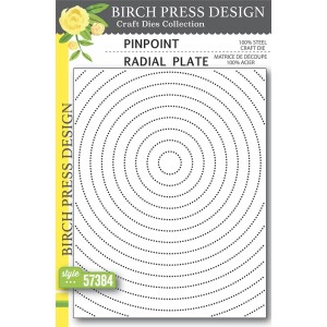 Birch Press Stanzschablone - 57384 Pinpoint Radial Plate