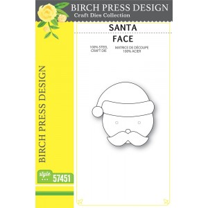 Birch Press Stanzschablone - 57451 Santa Face 
