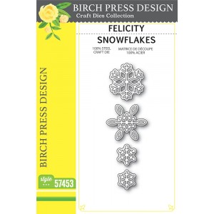 Birch Press Stanzschablone - 57453 Felicity Snowflakes