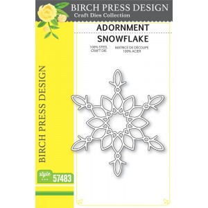 Birch Press Stanzschablone - 57483 Adornment Snowflake - 20% RABATT