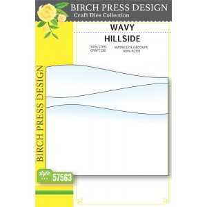Birch Press Stanzschablone - 57563 Wavy Hillside