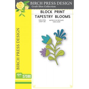 Birch Press Stanzschablone - 57590 Block Print Tapestry Blooms