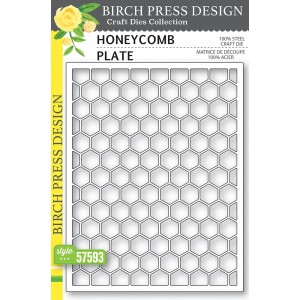 Birch Press Stanzschablone - 57593 Honeycomb Plate