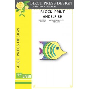 Birch Press Stanzschablone - 57620 Block Print Angelfish