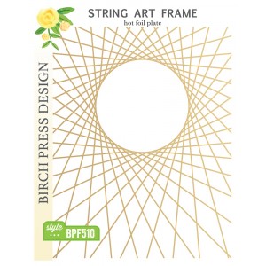 Birch Press Hot Foil Plate - BPF510 String Art Frame Set (inkl. Stanzschablone)