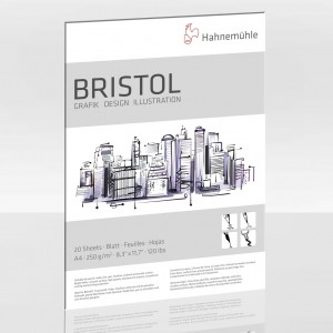 Bristol Papier A4 250 g/m² – 20 Blatt glatt & hochweiß | Karten-Kunst