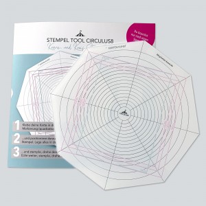 Karten-Kunst Stempel Tool Circulus8 Kranz- und Kreisstempelhilfe