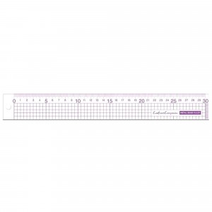 Lineal 30 cm mit Stahlkante