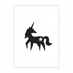 Darice Hintergrund-Prägeschablone - Unicorn