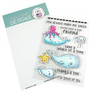 Gerda Steiner Designs Clear Stamps - A Whale of a Time 4x6