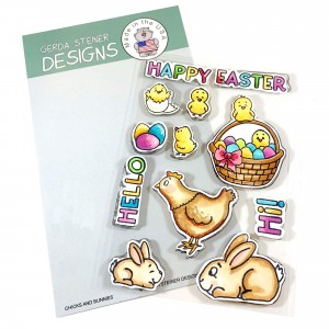 Gerda Steiner Designs Clear Stamps - Chicks and Bunnies 4x6
