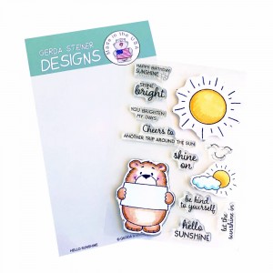 Gerda Steiner Designs Clear Stamps - Hello Sunshine 4x6