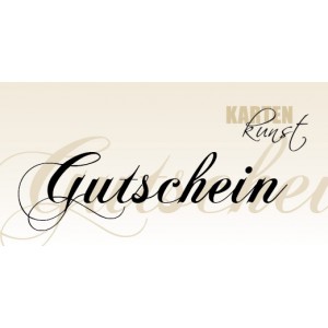 Karten-Kunst Gutschein 75 €