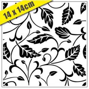 Crafts Too Hintergrund-PrÃ¤geschablone - 3106 Leafy Branches 14 x