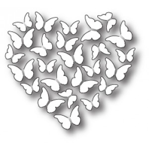 Memory Box Stanzschablone - Butterfly Heart