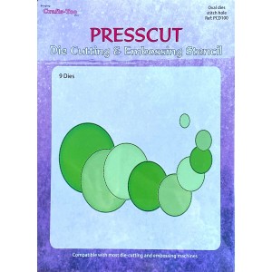 Crafts Too Presscut Stanzschablonen - Riesige Ovale