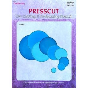 Crafts Too Presscut Stanzschablonen - Riesige Kreise