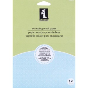 Inkadinkado Stamping Mask Paper 12,7 x 17,8 cm.