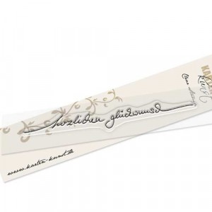 Karten-Kunst Clear Stamp KK-0031 - Schriftzug Herzlichen Glückwunsch