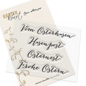 Karten-Kunst Clear Stamps KK-0032 - Große Worte „vom Osterhasen“