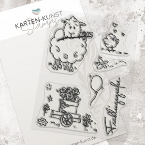 Karten-Kunst Clear Stamps KK-0061 - Viecher im Frühling