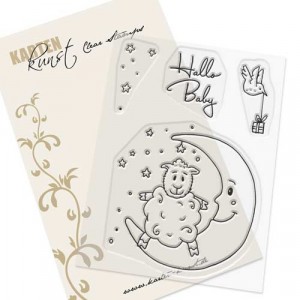 Karten-Kunst Clear Stamp Set - Viecher im Mond