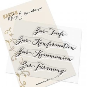 Karten-Kunst Clear Stamps KK-0074 - Große Worte Christlich