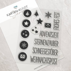Karten-Kunst Clear Stamps KK-0088 - Symbolisch zu Weihnachten