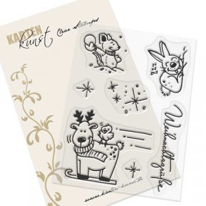 Karten-Kunst Clear Stamps KK-0094 - Viecher im Winter - 30% RABATT