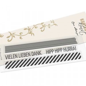 Karten-Kunst Clear Stamps KK-0102 - Washi-Tape Vielen lieben Dank