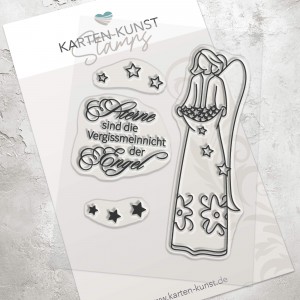 Karten-Kunst Clear Stamps KK-0104 - Sternen-Engel