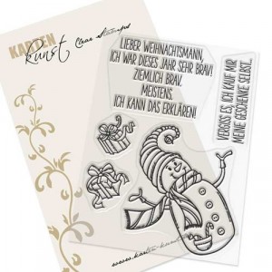 Karten-Kunst Clear Stamps KK-0121 - Braver Schneemann