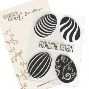 Karten-Kunst Clear Stamps KK-0126 - Ostereier