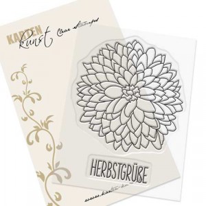 Karten-Kunst Clear Stamps KK-0135 - Chrysanthemum