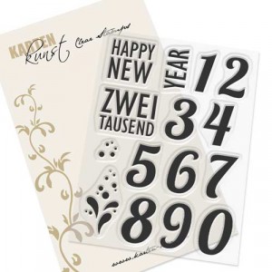 Karten-Kunst Clear Stamp Set - Happy New Year