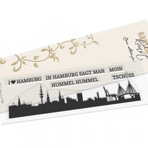 Karten-Kunst Clear Stamps KK-0145 - Skyline Hamburg