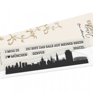 Karten-Kunst Clear Stamps KK-0161 - Skyline München