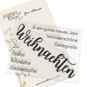 Karten-Kunst Clear Stamps KK-0176 - Riesige Wünsche Weihnachten