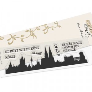 Karten-Kunst Clear Stamps KK-0177 - Skyline Köln