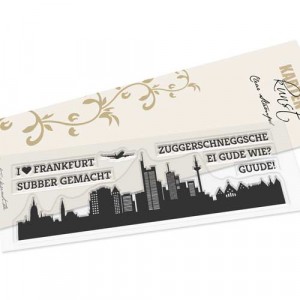 Karten-Kunst Clear Stamps KK-0183 - Skyline Frankfurt