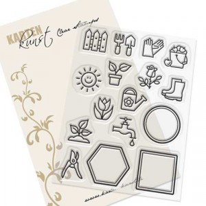 Karten-Kunst Clear Stamps KK-0194 - Mini Frames Garden