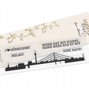 Karten-Kunst Clear Stamps KK-0203 - Skyline Düsseldorf