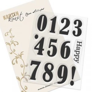 Karten-Kunst Clear Stamps KK-0204 - Happy Numbers