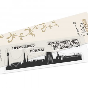 Karten-Kunst Clear Stamps KK-0215 - Skyline Dortmund