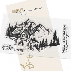 Karten-Kunst Clear Stamps KK-0221 - Winterlandschaft