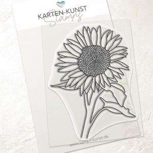 Karten-Kunst Clear Stamps KK-0251 - Scribble Sunflowers