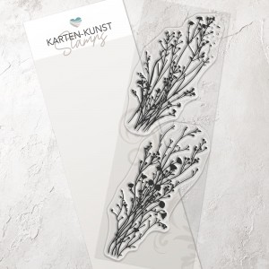 Karten-Kunst Clear Stamps KK-0263 - Blooming Plants / Blühende Zweige