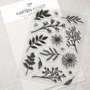 Karten-Kunst Clear Stamps KK-0267 - Circulus Blätterkranz