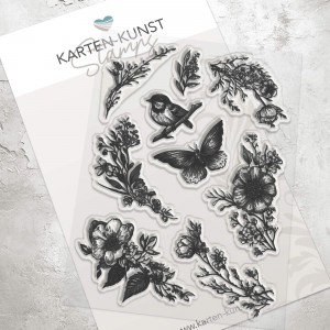 Karten-Kunst Clear Stamps KK-0270 - Circulus Romantischer Kranz
