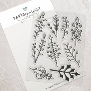 Karten-Kunst Clear Stamps KK-0275 - Circulus12 Schneeflocken